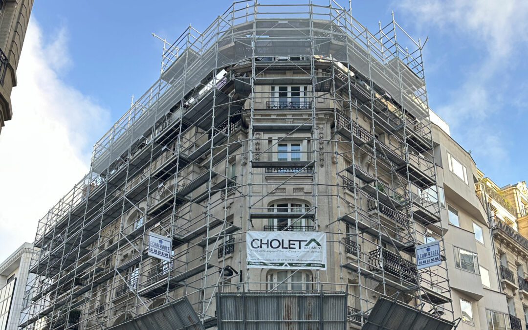 Couverture étanchéité 3 rue chazelle Paris 17
