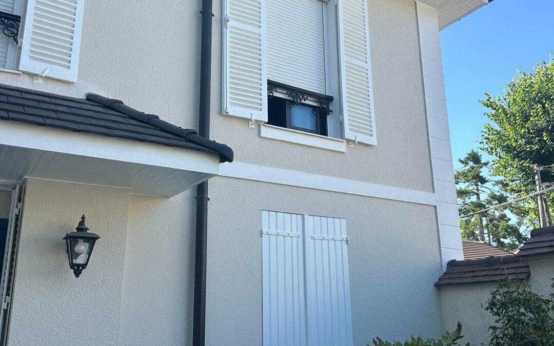 Ravalement de façade au 46 rue du Capitaine Charton à Saint-Maur-des-Fossés (La Varenne)