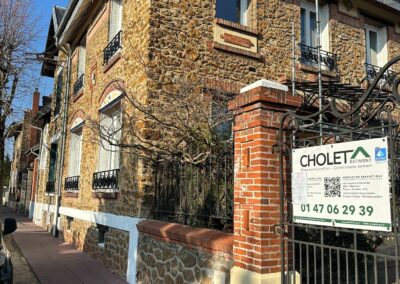 Ravalement de façade d’une maison en meulière à Saint-Maur-Des-Fossés